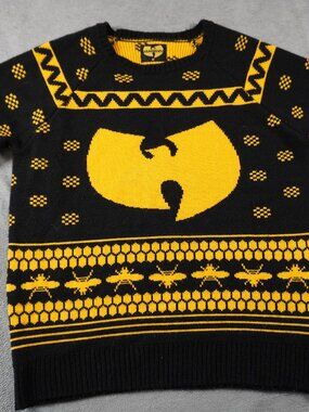 Wu-Tang Sweater Size Medium Christmas Xmas Big Wu Logo Rza Method Man